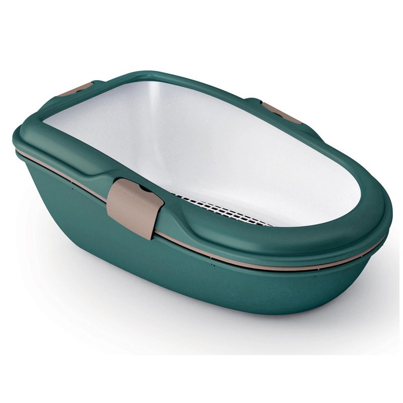 ZOLUX Kuweta FURBA MAXI z sitkiem 47x69,5x26 cm - brązowozielony