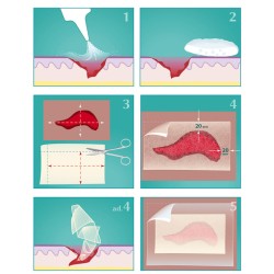 POLISEPT VET Opatrunek AL/AG na rany 10x10cm 1 szt.