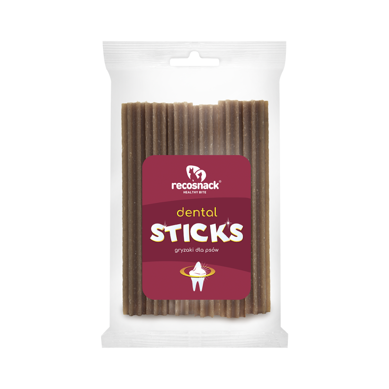 RECOSNACK Dental Sticks Naturalne 12 cm 150 szt