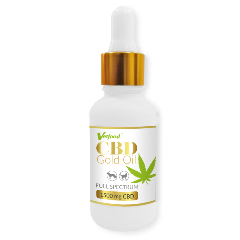VETFOOD CBD Gold Oil 1500mg / 30ml 1500 mg