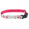 AMIPLAY Obroża regulowana BeHappy - Watermelon M