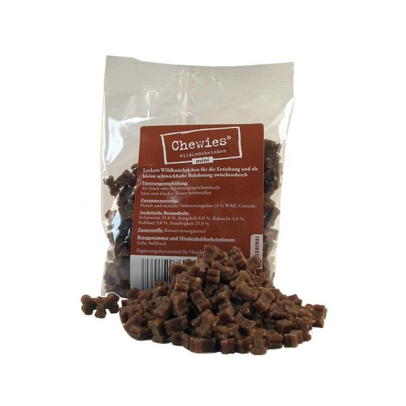 CHEWIES Kosteczki z Dziczyzny MINI 125 g