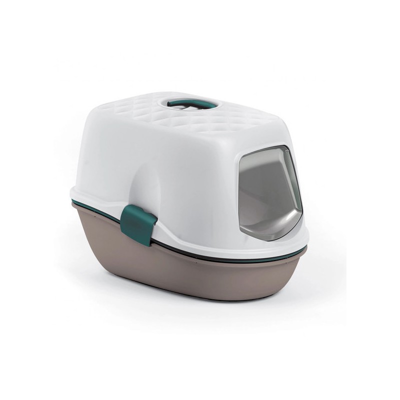 ZOLUX Kuweta kryta FURBA z sitkiem 39x59x43 cm - brązowozielony