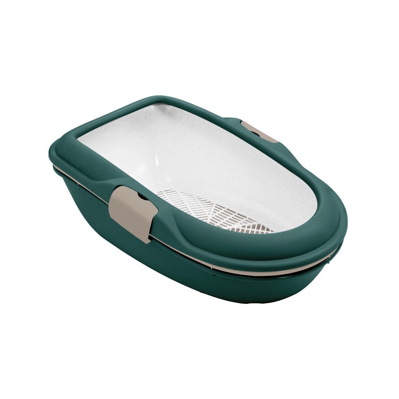 ZOLUX Kuweta FURBA z sitkiem 39x59x22 cm - zielonobrązowy