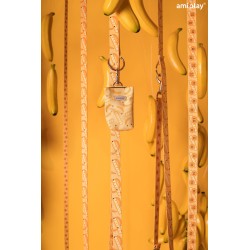 AMIPLAY Smycz regulowana 7 in 1 BeHappy - Banana L
