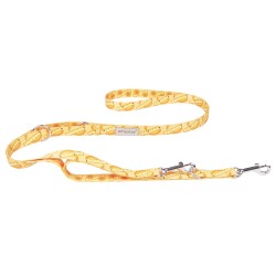 AMIPLAY Smycz regulowana 7 in 1 BeHappy - Banana L