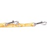 AMIPLAY Smycz regulowana 7 in 1 BeHappy - Banana L