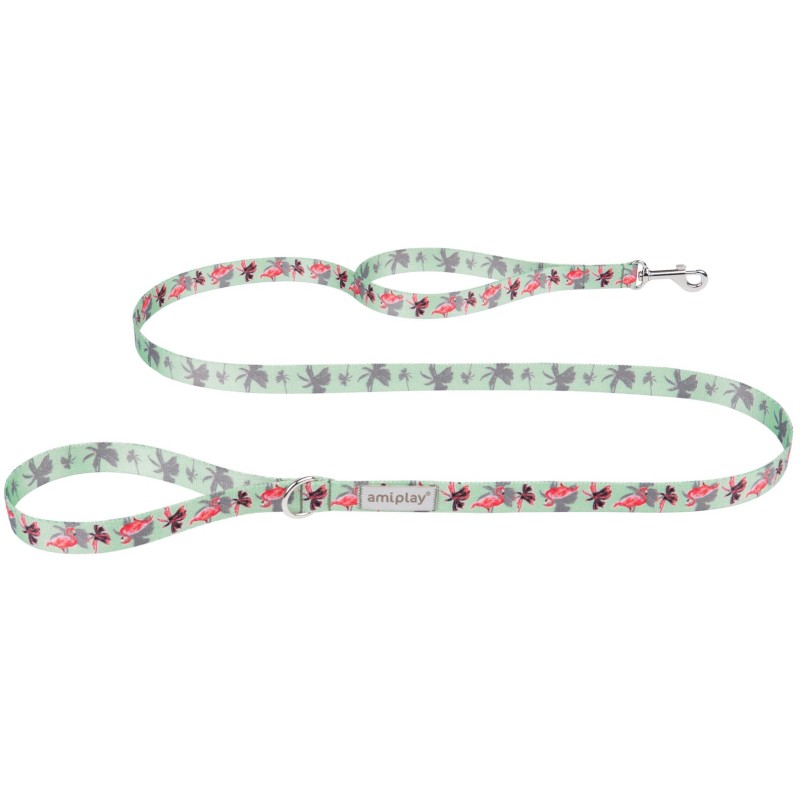 AMIPLAY Smycz BeHappy - Flamingo S