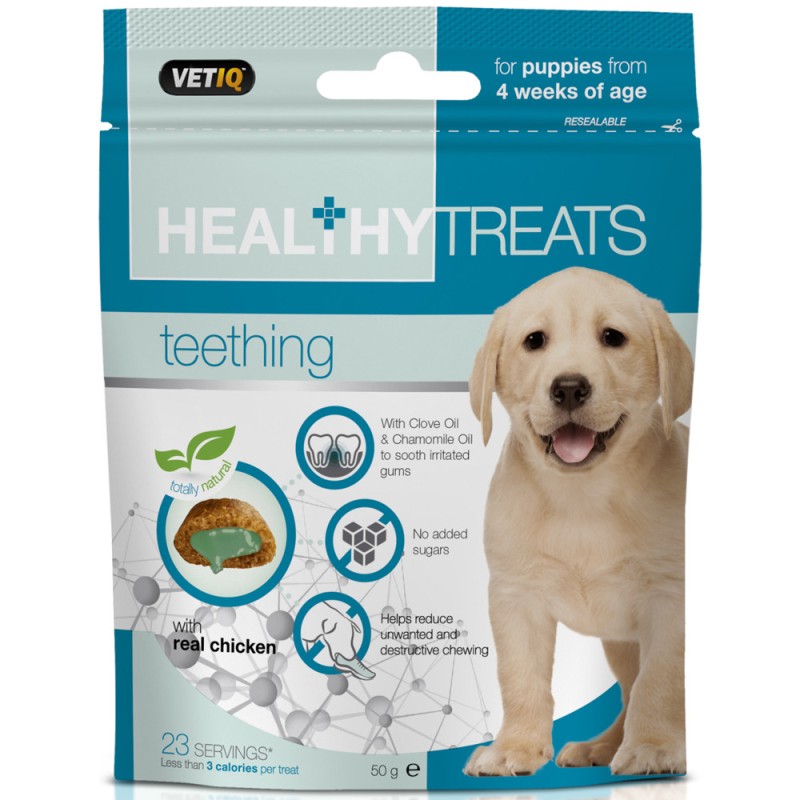 VETIQ Przysmaki dla ząbkujących szczeniąt Healthy Treats Teething For Puppies 50g