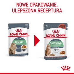 ROYAL CANIN Digest Sensitive karma mokra w sosie dla kotów dorosłych, wrażliwy przewód pokarmowy 48x 85g