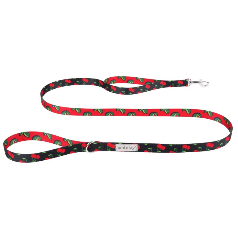 AMIPLAY Smycz BeHappy - Cherry XL