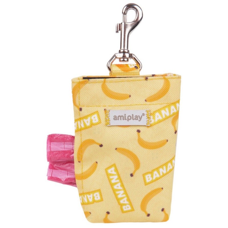 AMIPLAY Torebka na worki do odchodów BeHappy - Banana