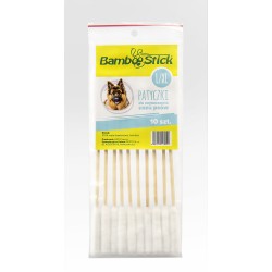 PORTICA BambooStick L/XL - patyczek z wacikiem do pielęgnacji uszu 50 szt.