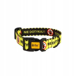 DINGO Obroża regulowana City - Nie Dotykaj S