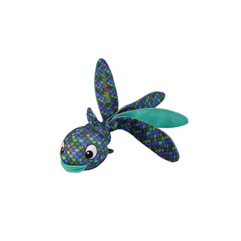 Zabawka dla psa KONG Wubba Finz Blue L