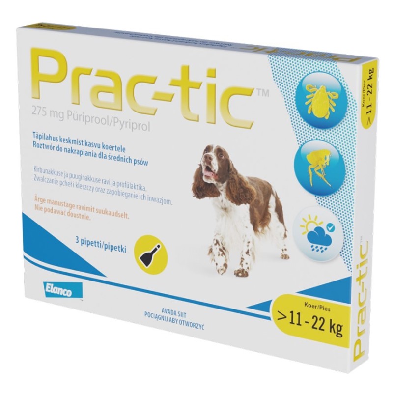 ELANCO Prac-Tic 11 - 22kg (3 pipety)