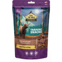 POKUSA FEEL THE WILD Smaczki treningowe Gastro Vital - wół ze śliwką 200g