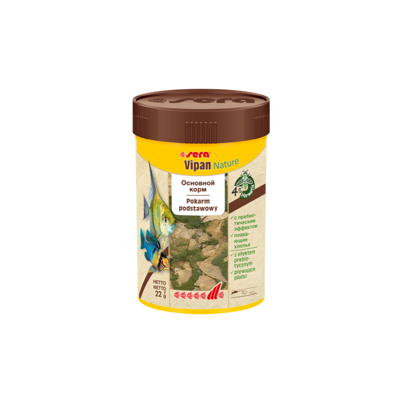 SERA Płatki Vipan Nature 250ml - pokarm premium