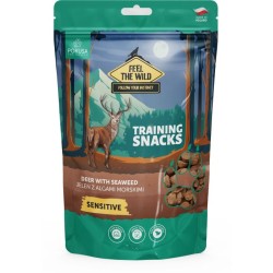 POKUSA FEEL THE WILD Smaczki treningowe Sensitive - jeleń z algami 200g