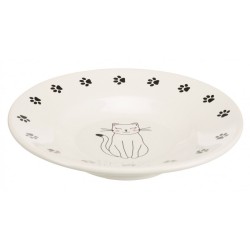 TRIXIE Miska ceramiczna spodek dla ras krótkopyskich 15 cm - biała