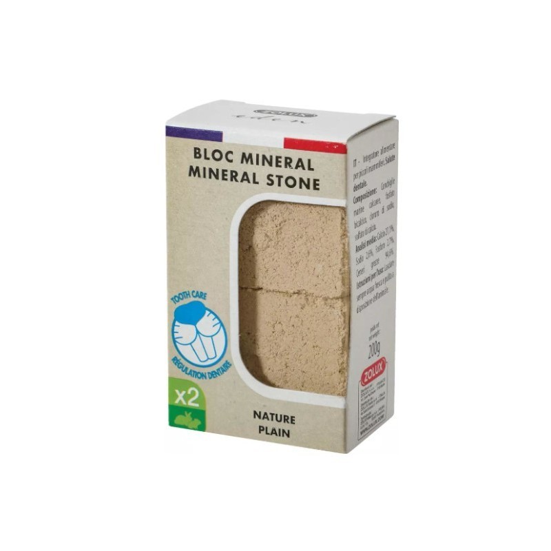 ZOLUX Kostki mineralne dla gryzoni i królików EDEN naturalna 2 szt. x 100g