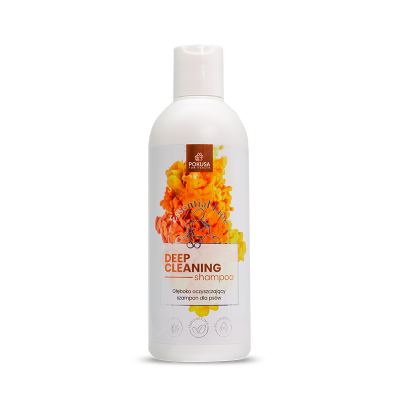 POKUSA Essential Line Deep Cleaning Shampoo - głęboko oczyszczający szampon dla psów 250ml