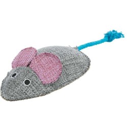 TRIXIE Mysz XXL - materiałowa zabawka z kocimiętką 15 cm