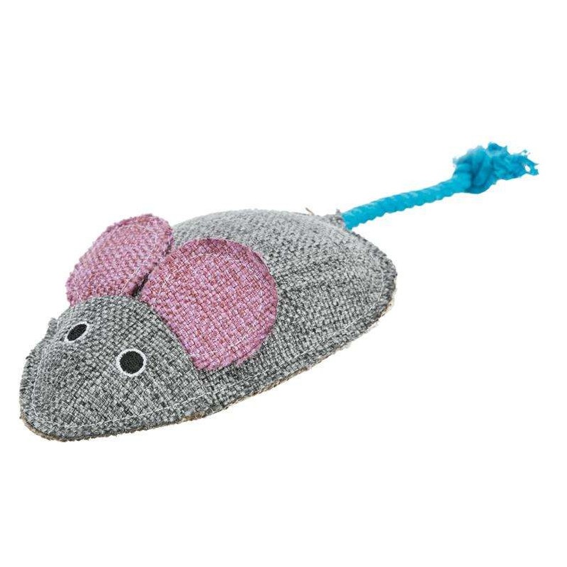 TRIXIE Mysz XXL - materiałowa zabawka z kocimiętką 15 cm