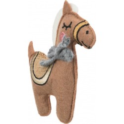 TRIXIE Koń - zabawka dla kota materiał / juta z kocimiętką 10 cm