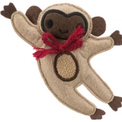 TRIXIE Małpka - zabawka dla kota materiał / juta z kocimiętką 12 cm