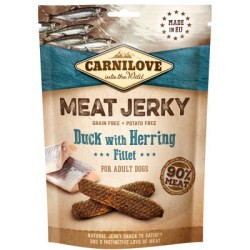 CARNILOVE JERKY Duck with Herring Fillet 100g