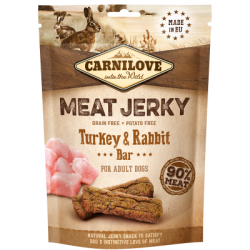CARNILOVE JERKY Turkey and Rabbit Bar 100g