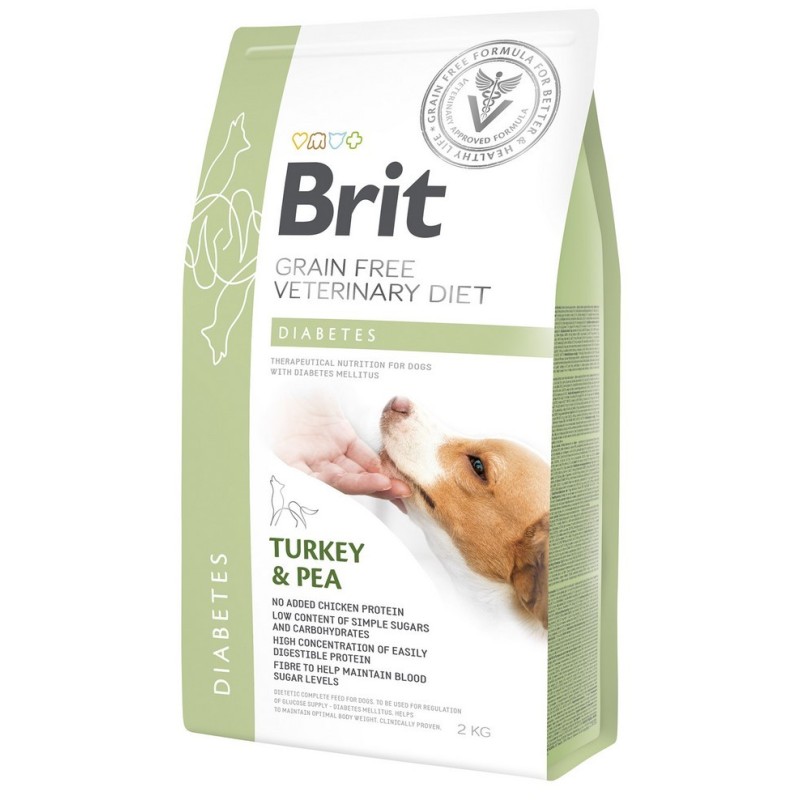 BRIT Grain Free Veterinary Diets Dog Diabetes 2kg