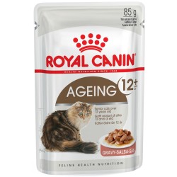 ROYAL CANIN Ageing +12 karma mokra w sosie dla kotów dojrzałych, po 12 roku życia 48x 85g
