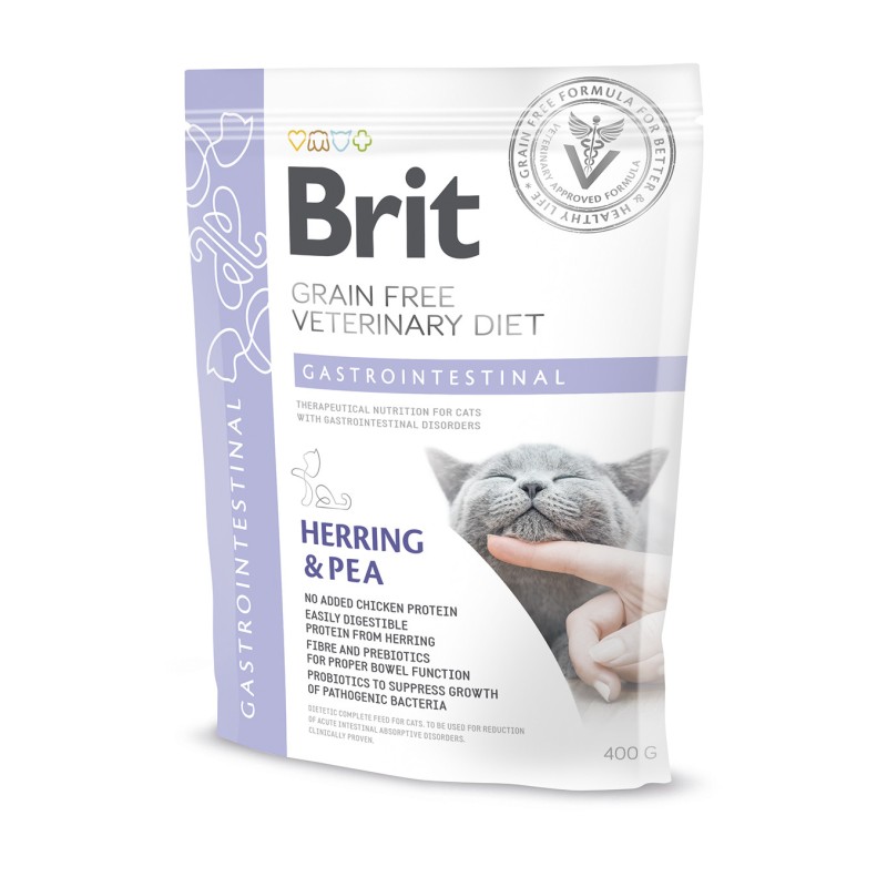 BRIT Grain Free Veterinary Diets Cat Gastrointestinal 400g
