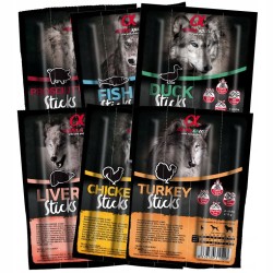 ALPHA SPIRIT Przysmaki dla psa Paluszki Mix smaków 6x 40g