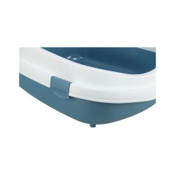 TRIXIE Kuweta Primo XXL z ramką - niebieski/biały