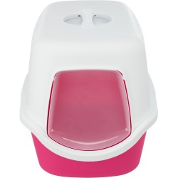TRIXIE Kuweta kryta Vico - różowa/biała