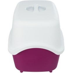 TRIXIE Kuweta kryta Vico - jagodowa/biała