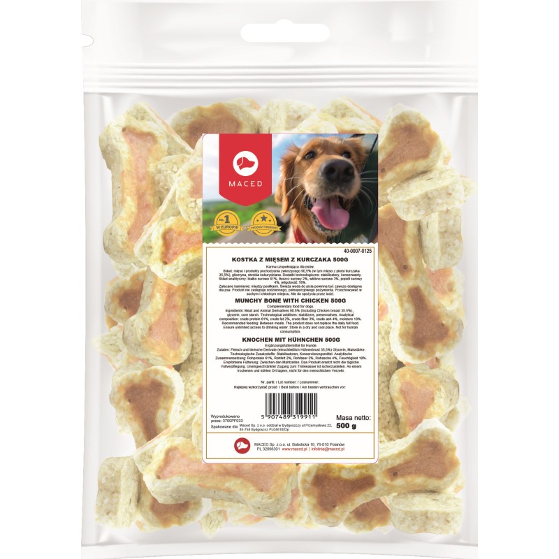 MACED Kostka nadziewana mięsem kurczaka 500g