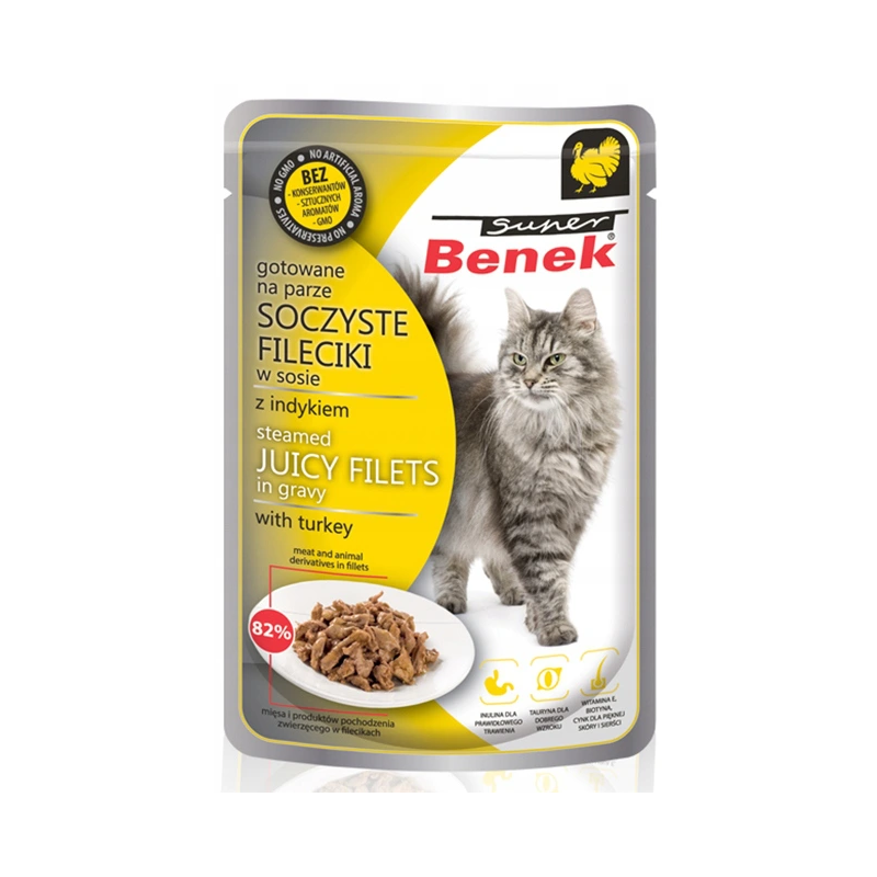 SUPER BENEK Indyk w sosie 85g
