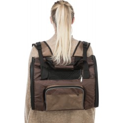 TRIXIE Plecak Shiva (41 x 30 x 21 cm) - brązowy/beżowy