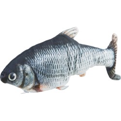 TRIXIE Zabawka z kocimiętką Ruszająca się ryba - Wriggle fish 30 cm, ładowana USB