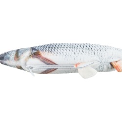 TRIXIE Zabawka z kocimiętką Ruszająca się ryba - Wriggle fish 30 cm, ładowana USB