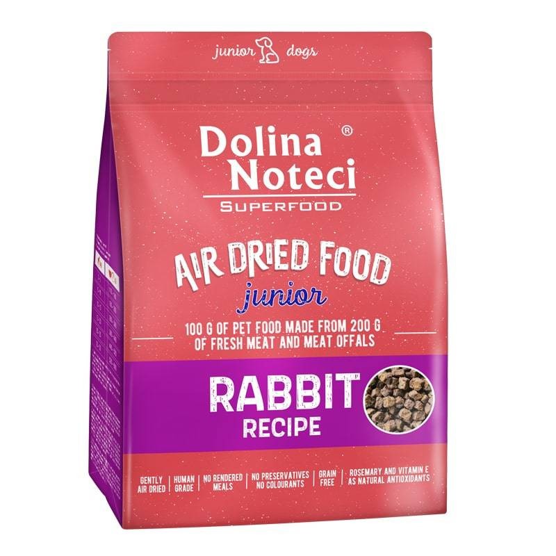 DOLINA NOTECI Superfood Junior Danie z Królika - karma suszona dla szczeniąt 1kg
