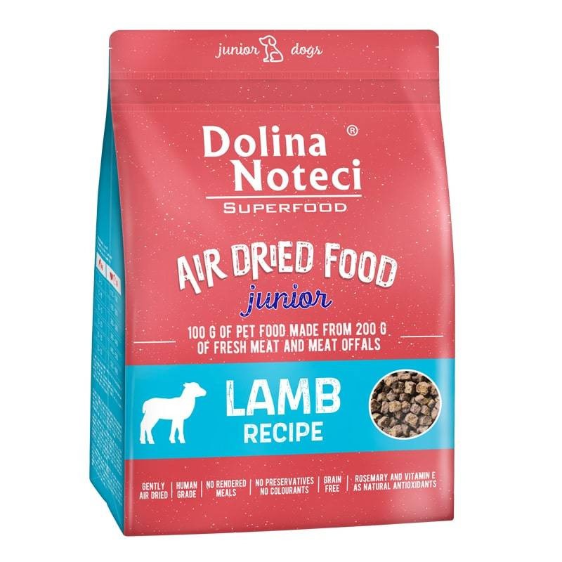 DOLINA NOTECI Superfood Junior Danie z Jagnięciny - karma suszona dla szczeniąt 1kg