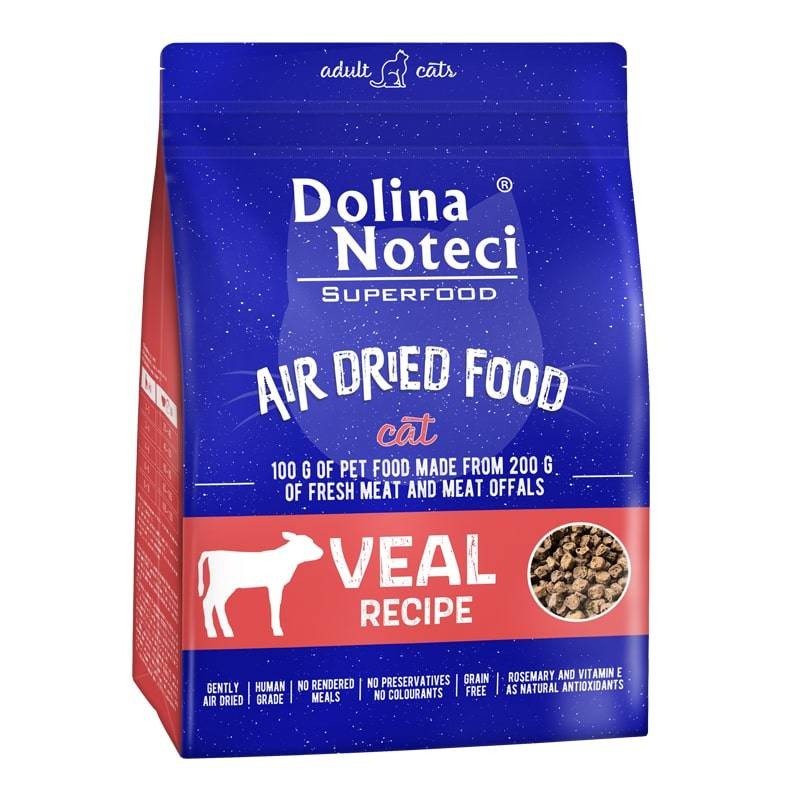 DOLINA NOTECI Superfood Danie z Cielęciny - karma suszona dla kota 1kg