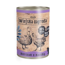 WIEJSKA ZAGRODA dla kota - Kurczak z kaczką (puszka) 200g