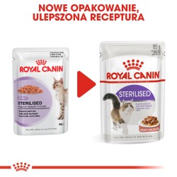 ROYAL CANIN Sterilised Gravy karma mokra w sosie dla kotów dorosłych, sterylizowanych 85g
