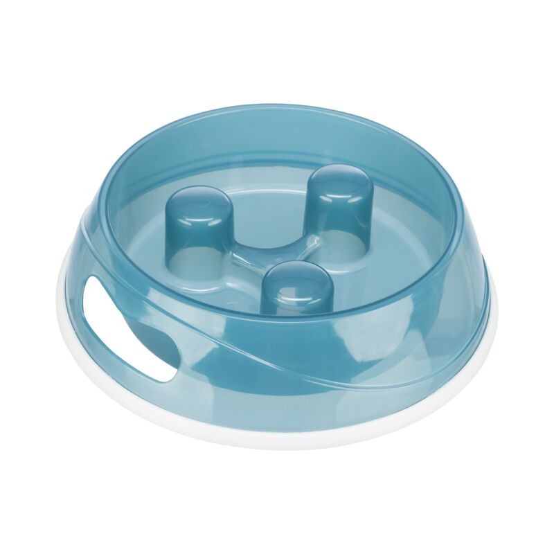 TRIXIE Miska plastikowa wymuszająca wolne jedzenie 0,45l (20cm)